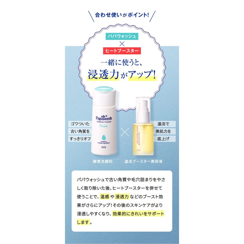 ESS Heat Booster (1.2 fl oz (36 ml), For Approx.