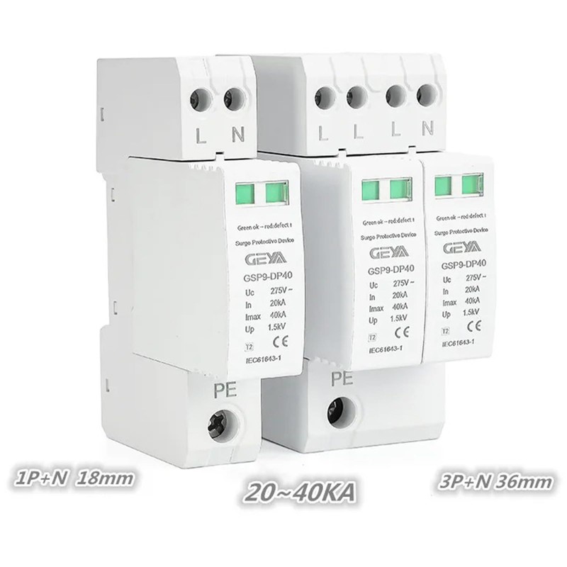 GEYA Surge Protection Lightning Protection Low Voltage Arrester 20-40KA SPD