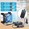 GDSTIME 80 mm Computer Fan with AC Plug 220 V