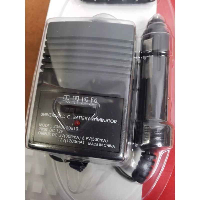 GE Universal dc car power adapter 3V 6V 9V 12V