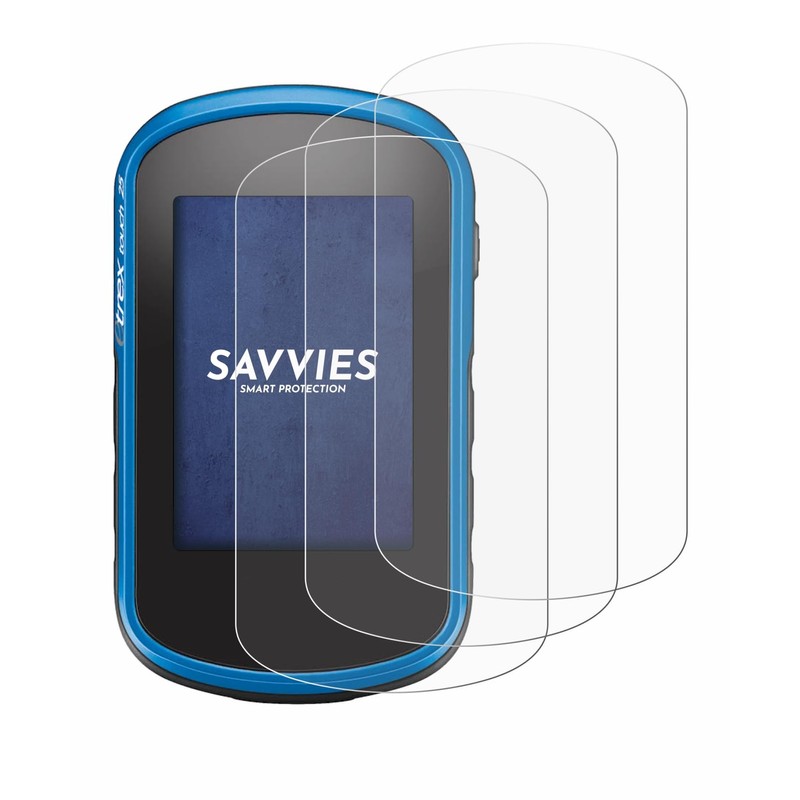 Savvies 6 Pack Screen Protector compatible with Garmin eTrex Touch