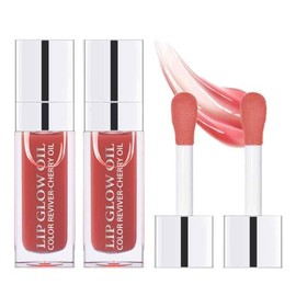 2PCS Lip Gloss Oil Set, Hydrating Lip Oil for Women, Moisturizing Lip Balm for Smooth Lip Lines, Nourishing Lip Treatment for Shiny Lips Essential Lip Care Products