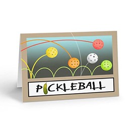 Stonehouse Collection Pickleball Note Cards - 10 Boxed Pickle Ball Cards - Sports Cards USA Made (Pickleball)