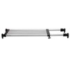 BAOYOUNI Expandable Shelf Closet Tension Rod Adjustable Shelving Unit Storage