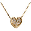 LuckyLy Collares para Mujer Corazón Baño Oro 14K Plata y