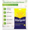 Shopping Sky Marigold Gloves Medium x3 & Kitchen Sponges Bundle