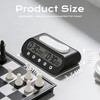 VINJOE Chess Clock Digital Chess Timer Professional for Board Games,Portable