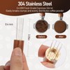 Abeskch 53mm Espresso Tamper Kit, Hard Wood Espresso Tamper Tool