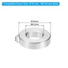 PATIKIL M8 Stainless Steel Spacers, 5Pcs Metal Spacer Stainless Steel