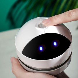 Hallocool Desktop Vacuum Cleaner Mini Desk Vacuum for Cleaning Bread Eraser Crumb Table Vacuum Cleaner Cordless USB Charging Mini Vacuum Cleaner for Cleaning Hairs, Crumbs, Computer Keyboard