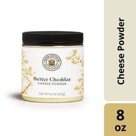 King Arthur Better Cheddar Cheese Powder: Premium Sharp Cheddar Flavor for Popcorn, Pasta, and More - Versatile Cooking Ingredient in 8 oz Reusable Jar - Elevate Your Dishes with Rich, Authentic Taste