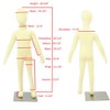 Abstract Standing Unisex Child Mannequin + Base (R-06) (2 in
