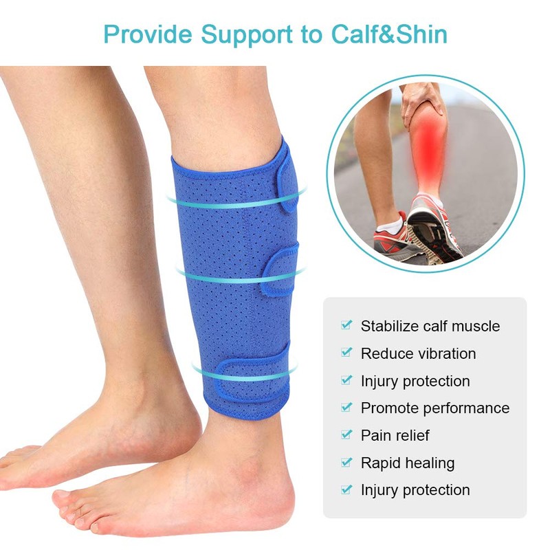 Yosoo Health Gear Calf Support Brace Shin Splints Compression Wrap