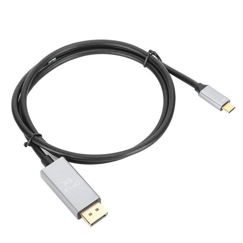 Type C to Displayport 8K 1.4 HD Video Cable Transmission