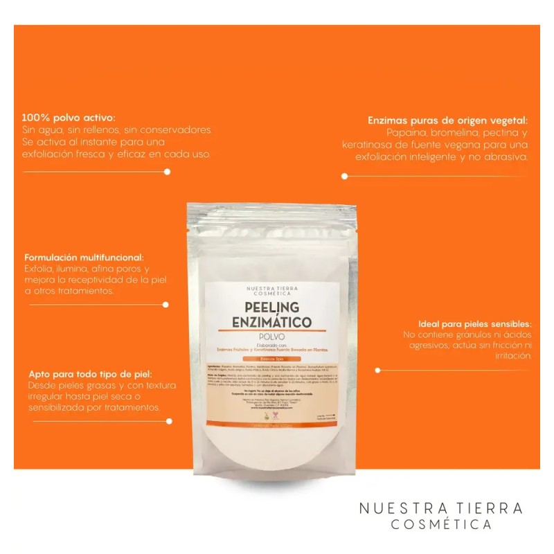 Peeling Enzimático Exfoliante Bbglow Y Faciales 100grs Tipo de piel
