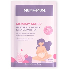 MOM to MOM MOMMY MASK Mascarilla en tela para la pancita