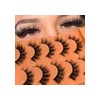 Pluffy Eyelashes, 5 Pares De Pestañas Rusas Gruesas En 8d