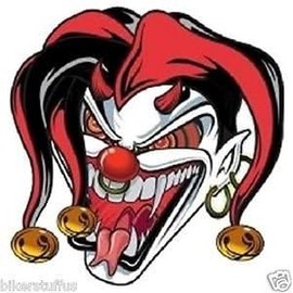 Crazy Jester Sticker Joker