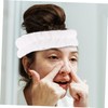 Healvian 1set Makeup Headband and Wristbands Soft Flannel Face Washing