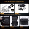 Motorcycle Top Case 45L Aluminum Motorcycle Top Trunk Tail Box