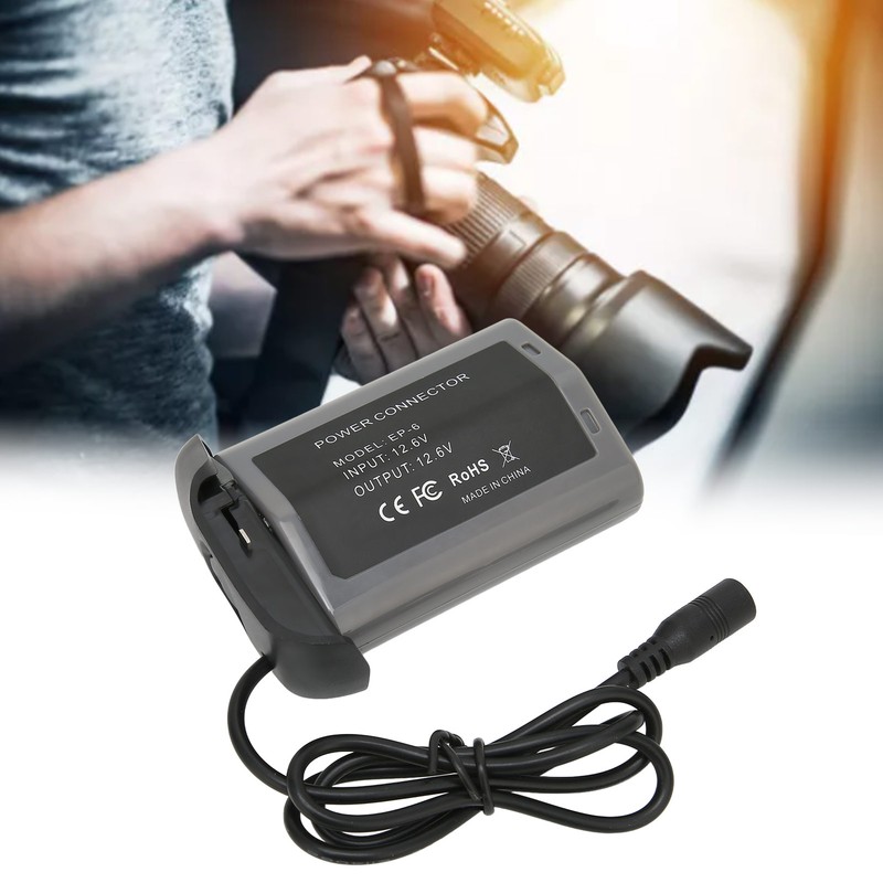 EL18 DC Coupler Kit External Full Decoding Dummy Battery with