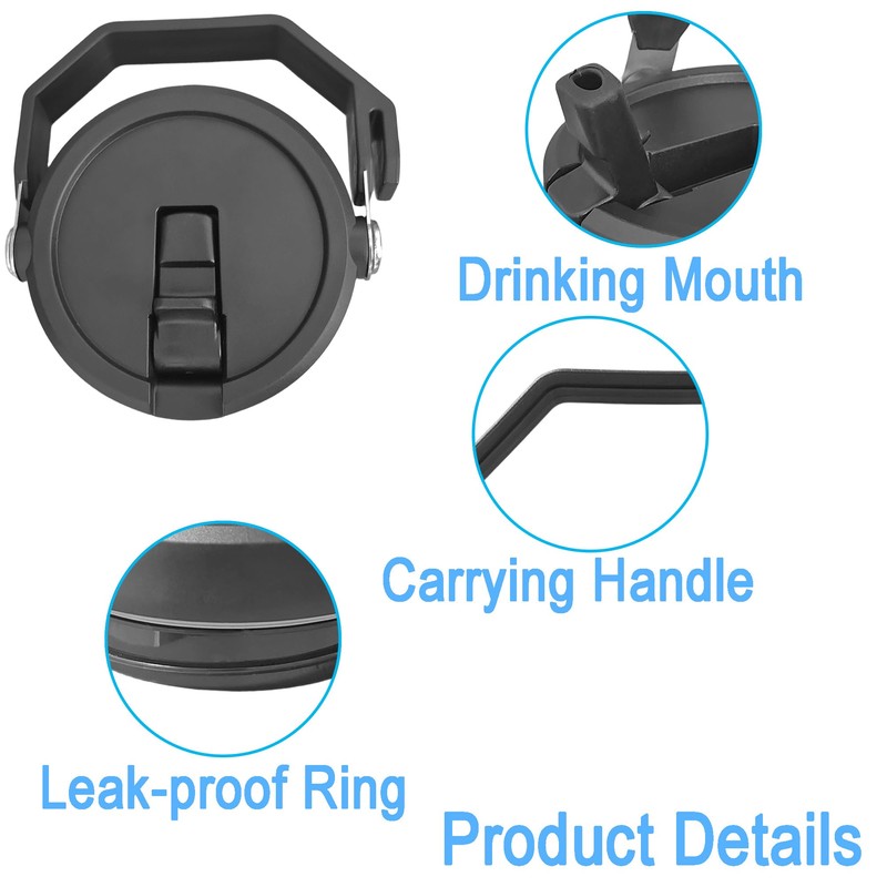 40 oz Tumbler Replacement Lid Compatible with YETI Rambler 40
