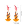 GRIRIW Stylish Earrings Creative Acrylic Dangler for Women Girls Fashion