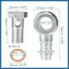 A ABSOPRO 14mm ID 14mm OD Banjo Fitting Fuel Line