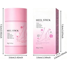 BáLsamo En Barra Para Talones Agrietados Con Manteca De Karité, Vitamina E, Aloe Vera Y Aroma A Sakura. BáLsamo Hidratante SóLido Para Pies Secos Y Agrietados. Ideal Para Manos (1 unidad)