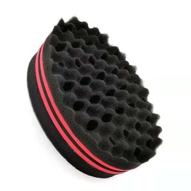 2 pcs Hair Twist Sponge Brush, 5.7 * 3.74 * 2.16 in Hair Curl Brush Sponge Brush Ostiole Afro Hair Sponge for Curls Hair Sponges for Black Men Women