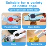3Pcs Bottle Openers for Arthritic Hands, Multifunctional Plastic Bottle Can