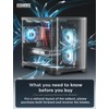 AsiaHorse AMICI-5GT RGB PC Fans, Infinity Mirror ARGB Fans HDB