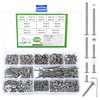 1040 Piece M3 Screws Set, Pan Head Allen Screws Nuts