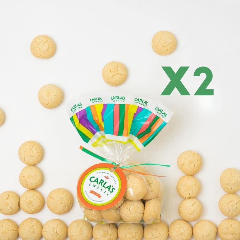 Carla's Sweets Assortment 21 (2 Guava Cakes, 2 Mantecaditos Bags)