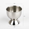 Egg Cup Tray Stainless Steel Soft Boiled Egg Cups Holder