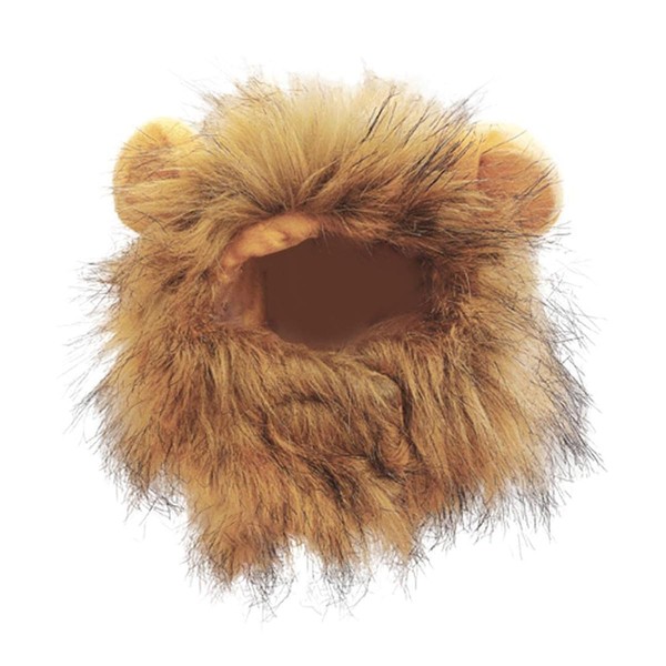 CENPEK Cat Lion Mane Head Cover for Small Dogs and