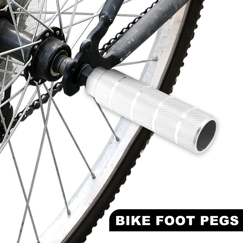 X AUTOHAUX Pack of 4 Rear Foot Pegs for BMX