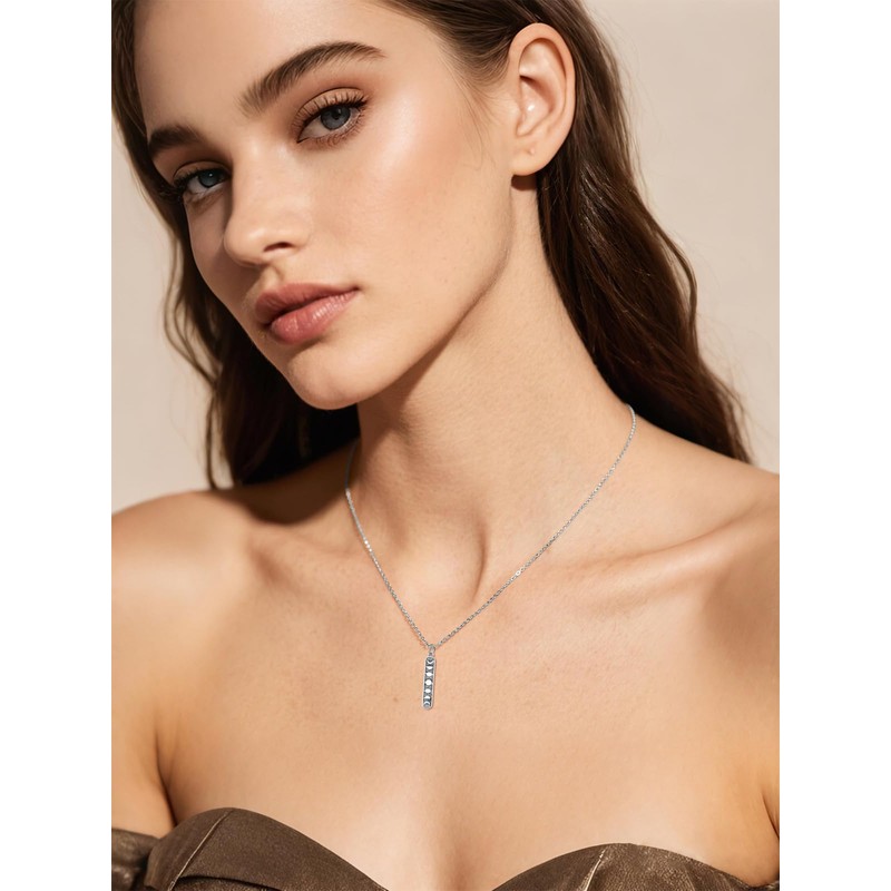 Shusukue Moon Phase Necklace 925 Sterling Silver Moon Phase Pendant