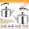 Stovetop Kettle 5 Quart/5L Stainless Steel Whistling Tea Kettle with