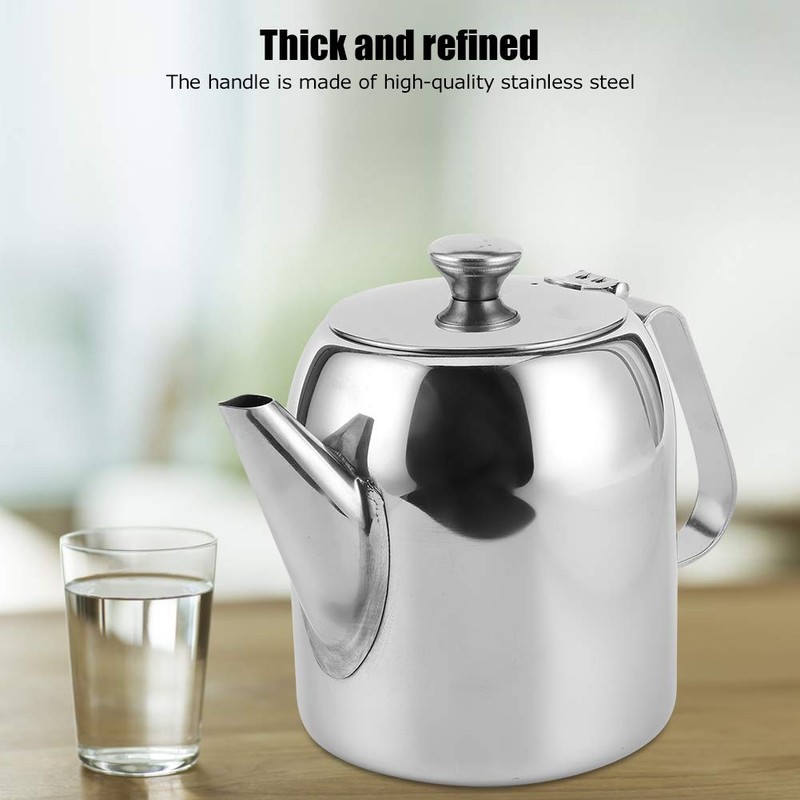 Tea Kettle, Stainless Steel Teapot Coffee Pot Cold Water Kettle