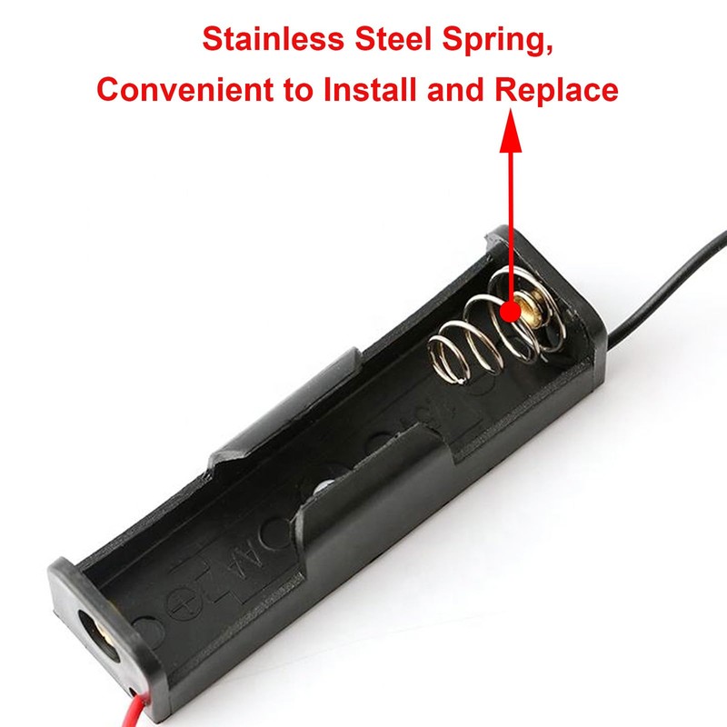 hrsyyl 10pcs Single AA Battery Holder 1x 1.5V AA Battery