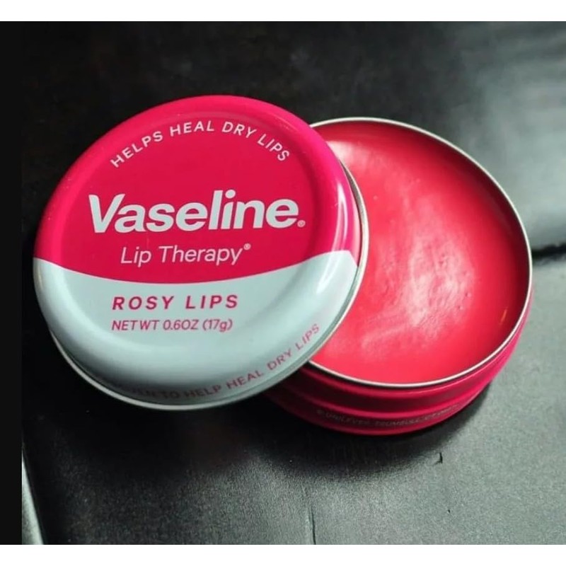 Vaseline Lip Therapy Lip Balm, Rosy Lips 0.6 oz (Pack