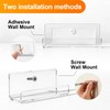 Kalami 6 Pack Vinyl Record Holder Wall Mount Self Adhesive