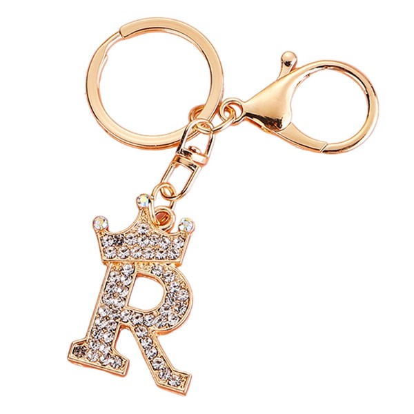 [Moerstar] Bag Charm Initial Charm Keychain Accessories for Women English