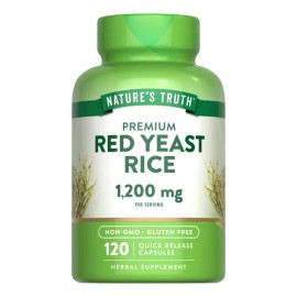 Nature's Truth Arroz Levadura Roja 1200 Mg 120 Cápsulas