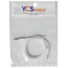 YCS Basics White 3 Foot 3.5mm Male to Male 4