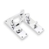 Infinity Decor Set of Polished Chrome Victorian Scroll Lever Door