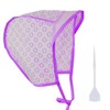 Hair Highlighting Cap, Purple Hair Coloring Frosting Dye Kit with