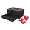 Keter Stack-n-Roll Two Drawer Tool Box for Small Parts and