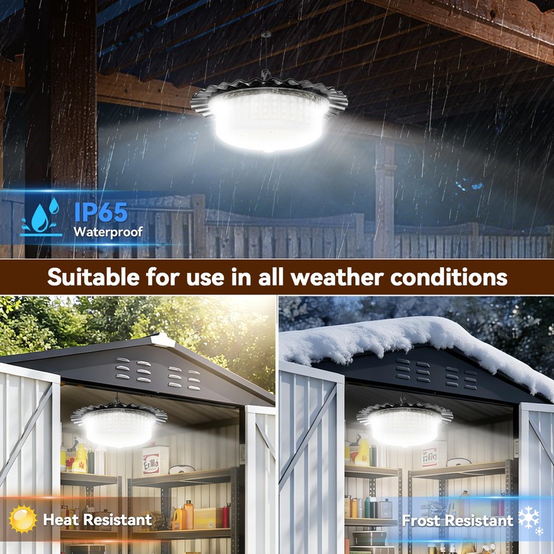 Solar Lights Outdoor Waterproof,396 LED Solar Shed Light Indoor Outdoor